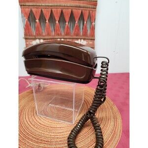 VTG Chocolate Brown Bell Phone #51850 Favorite By Northwestern Bell 1980s Tested